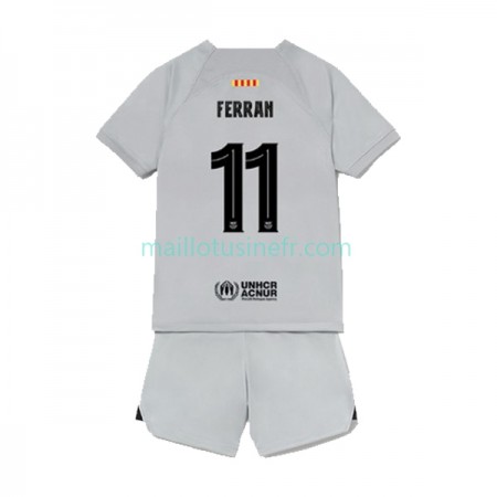 Maillot de Foot FC Barcelone Ferran Torres 11 Troisième 2022-23 - Enfant